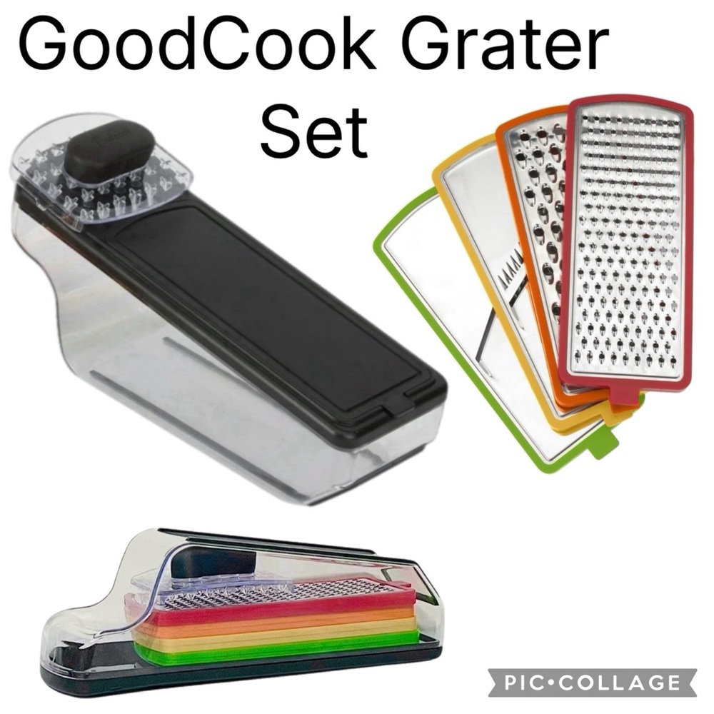 GoodCook Mandolin Grater Set with 4 Blades